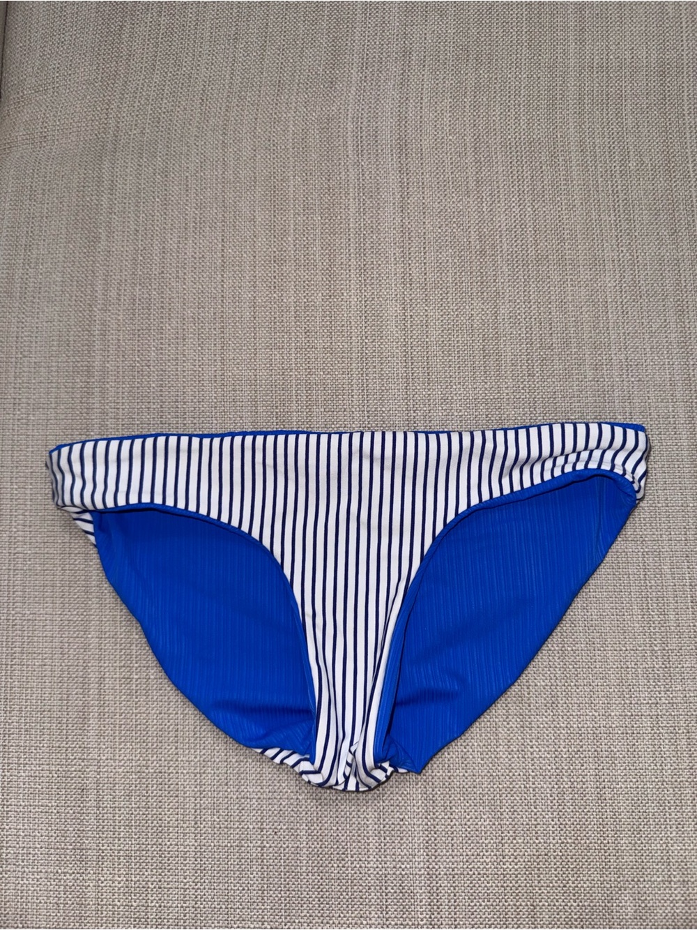 NWOT Maaji Ribbed Reversible Royal Blue Swim Bottom